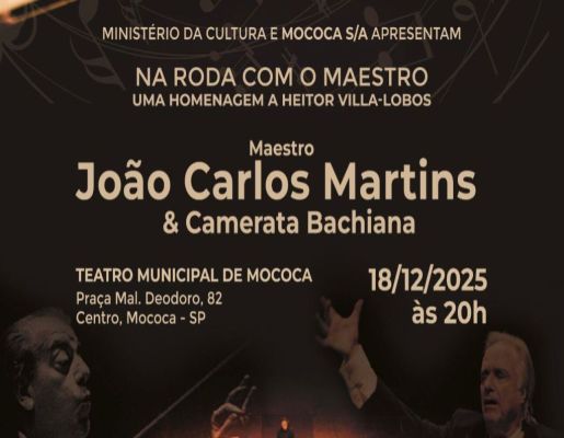 100 Anos do Teatro Municipal - Concerto | Na Roda com o Maestro – Uma Homenagem a Heitor Villa-Lobos