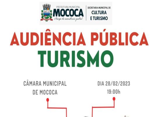 Audiência Pública de Turismo