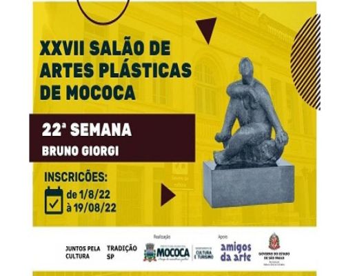  27º SALÃO DE ARTES PLÁSTICAS EM MOCOCA.